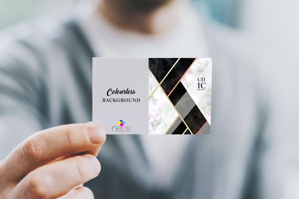 Solid Business Card Backgrounds: Chic or Colourless?