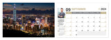 C21 Desktop Calendars - Destinations