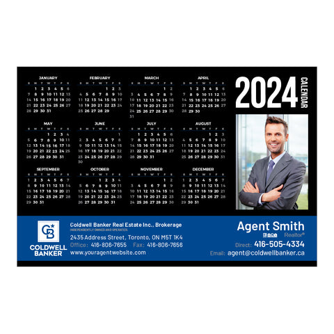 Coldwell Banker Year-At-A-Glance Calendars - Blk