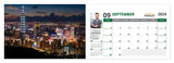 HomeLife Desktop Calendars - Destinations