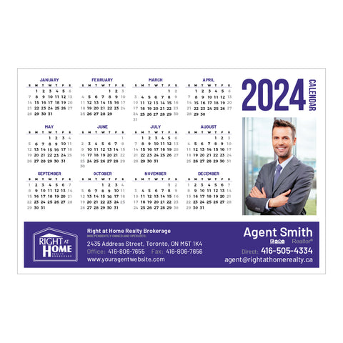 RAH Year-At-A-Glance Calendars - WHT