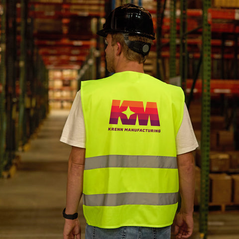 Safety Vest SM-9901 — Yellow (YW) — view 1