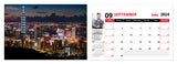 Sutton Desktop Calendars - Destinations