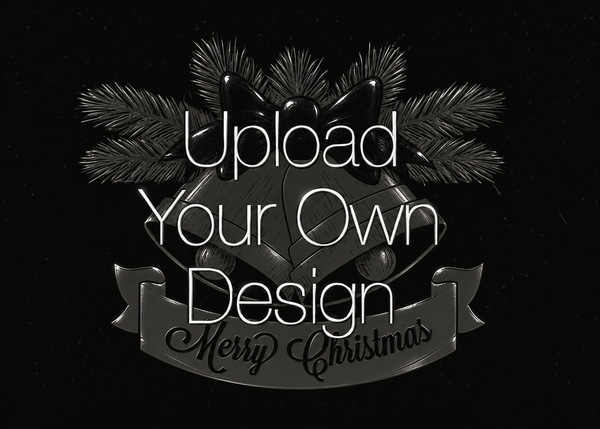 Flat Raised Spot Gloss front — Holiday Cards - FT128