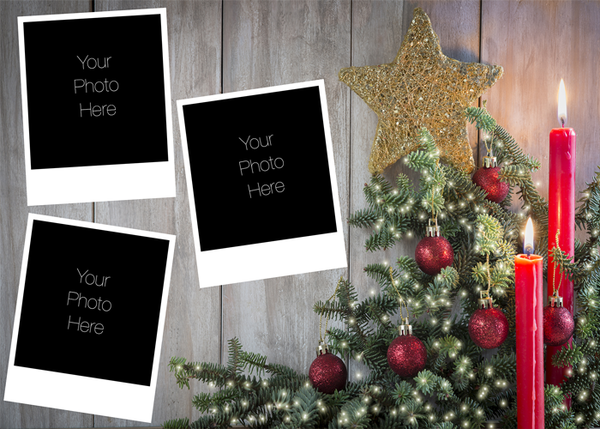 Flat Standard front — Photo Holiday Cards - PH105