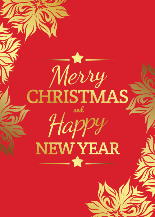 Flat Standard front — Holiday Cards - FT112