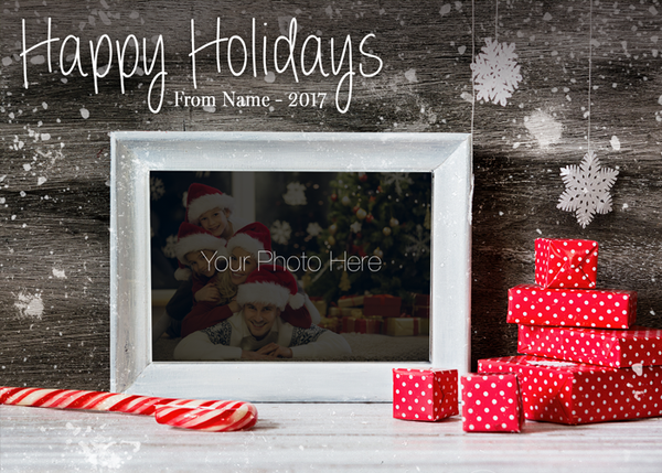 Flat Standard front — Photo Holiday Cards - PH104