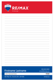 Remax Notepads - 5.5" x 8.5" - Half Page 1