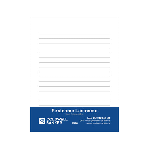 CB Notepads - 4.25" x 5.5" - Quarter Page 2