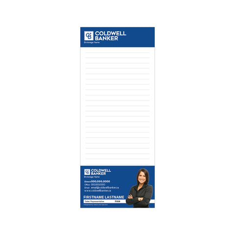 CB Notepads - 3.5" x 8.5" - Slim 1