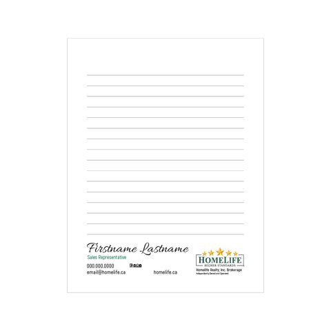 HomeLife Notepads - 4.25" x 5.5" - Quarter Page 3