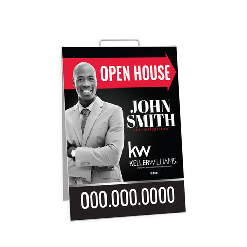 Keller WIlliams Open House Signs - Sandwich Board - 001