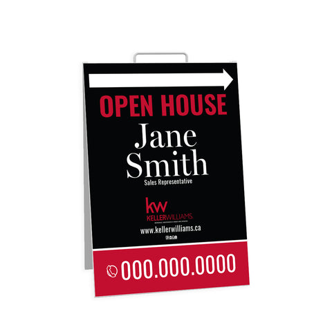 Keller WIlliams Open House Signs - Sandwich Board - 003