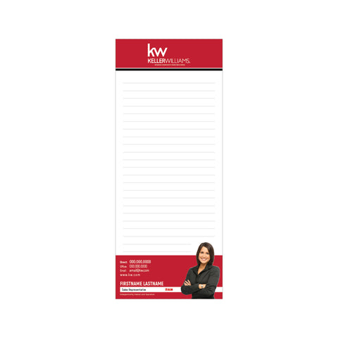 KW Notepads - 3.5" x 8.5" - Slim 1
