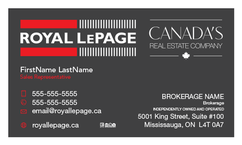 Royal LePage Business Cards - 010