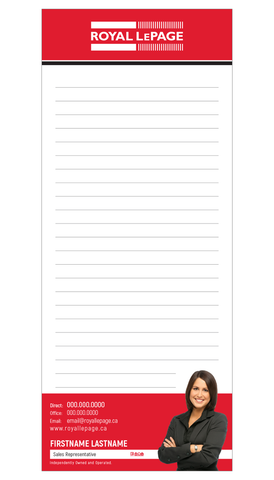 RLP Notepads - 3.5" x 8.5" - Slim 1