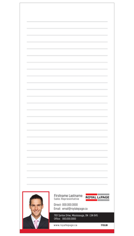 RLP Notepads - 3.5" x 8.5" - Slim 3