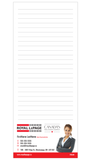 RLP Notepads - 3.5" x 8.5" - Slim 4