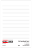 RLP Notepads - 5.5" x 8.5" - Half Page 2