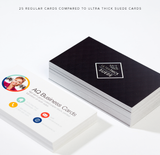 Ultra Thick Suede Cards