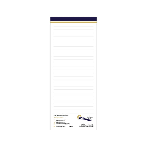 iPro Notepads - 3.5" x 8.5" - Slim 4