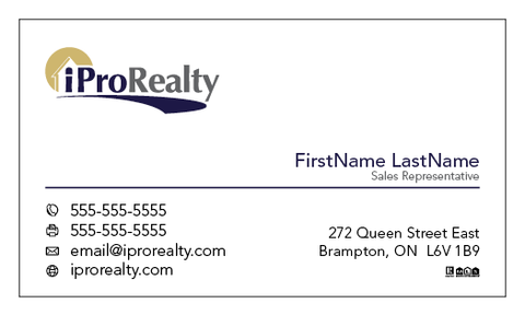 iPro Realty Business Cards - 007