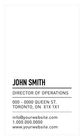 Business Card - FT - HDS-91