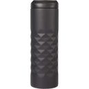 elleven™ Leak Proof Copper Vacuum Tumbler 16oz — Black (BK) — blank front view