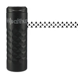 elleven™ Leak Proof Copper Vacuum Tumbler 16oz — Black (BK) — decorated front view — 3