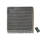 tentree Organic Cotton Peaks Woven Blanket 1010-06 — Gray (GY) — view 4