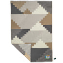 tentree Organic Cotton Peaks Woven Blanket 1010-06 — Gray (GY) — view 7