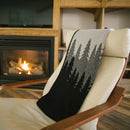 tentree Organic Cotton Juniper Blanket 1010-07 — Black (BK) — view 2