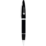 Odyssey Ballpoint — Black (BK) — decorated front view — 3