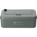Bamboo Fiber Lunch Box with Utensils 1022-14 — Gray (GY) — view 3