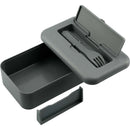 Bamboo Fiber Lunch Box with Utensils 1022-14 — Gray (GY) — view 8