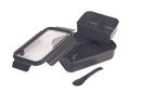 Three Compartment Food Storage Bento Box 1031-56 — Black (BK) — view 4
