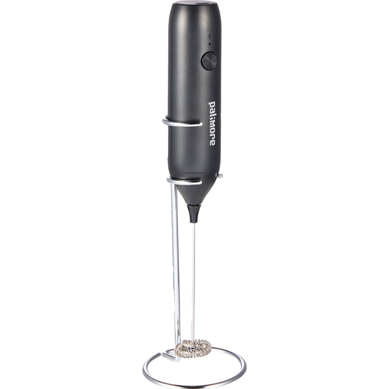 Rechargeable Handheld Milk Frother With Stand 1032-51 — Black (BK) — view 1