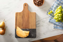 Black Marble and Wood Cutting Board 1033-64 — Black (BK) — view 2
