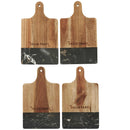 Black Marble and Wood Cutting Board 1033-64 — Black (BK) — view 3