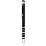 Preston Dual Ballpoint Stylus — Black (BK) — blank front view — 9
