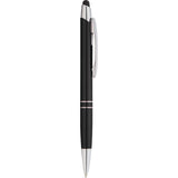Carson Ballpoint Stylus — Black (BK) — blank front view — 4