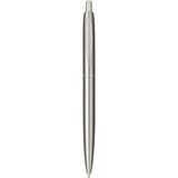 Recycled Stainless Steel Ballpoint Pen — Silver (SL) — blank front view — 9