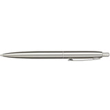 Recycled Stainless Steel Ballpoint Pen — Silver (SL) — blank product view — 5