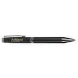 Recycled Brass Ultra Gel Ballpoint — Black (BK) — decorated product view — 2