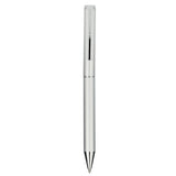 Recycled Aluminum Ultra Gel Ballpoint — Silver (SL) — blank front view — 6