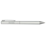 Recycled Aluminum Ultra Gel Ballpoint — Silver (SL) — decorated product view — 2