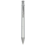Recycled Aluminum Richmont Gel Ballpoint — Silver (SL) — blank front view — 12