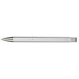 Recycled Aluminum Richmont Gel Ballpoint — Silver (SL) — blank back view — 11
