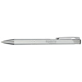 Recycled Aluminum Richmont Gel Ballpoint — Silver (SL) — decorated front view — 8