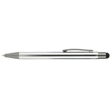 Recycled Aluminum Gel Ballpoint Stylus — Silver (SL) — blank product view — 3